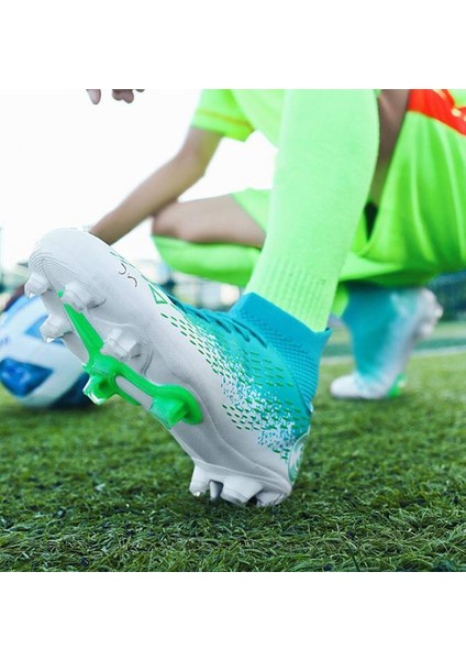 Erkek / Çocuk Futbol Botları Profesyonel Çim Futbol Botları Çocuk Futbol Spor Eğitim Ayakkabıları Boyutu 31 (Yurt Dışından)