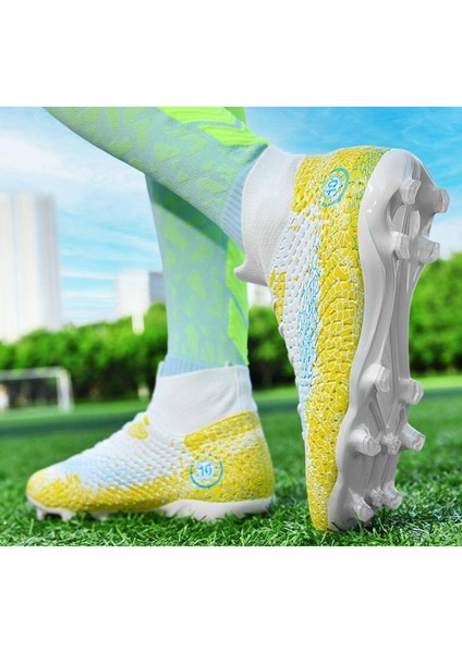 Erkek / Çocuk Futbol Botları Profesyonel Çim Futbol Botları Çocuk Futbol Spor Eğitim Ayakkabıları Boyutu 148 (Yurt Dışından)
