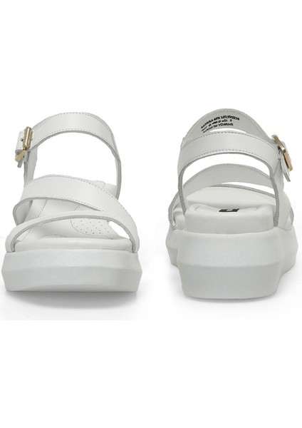 Monra 4fx Beyaz Kadın Comfort Sandalet indirimleri