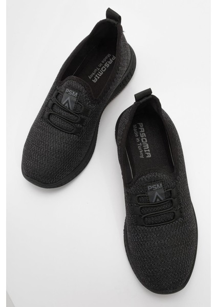 Bağcıklı Kadın Spor Babet Siyah Siyah indirimleri