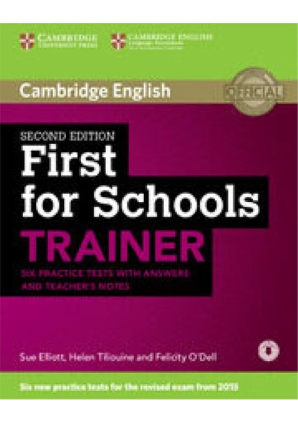 First For Schools Trainer Six Practice Tests With Audio (Authored Practice Tests)