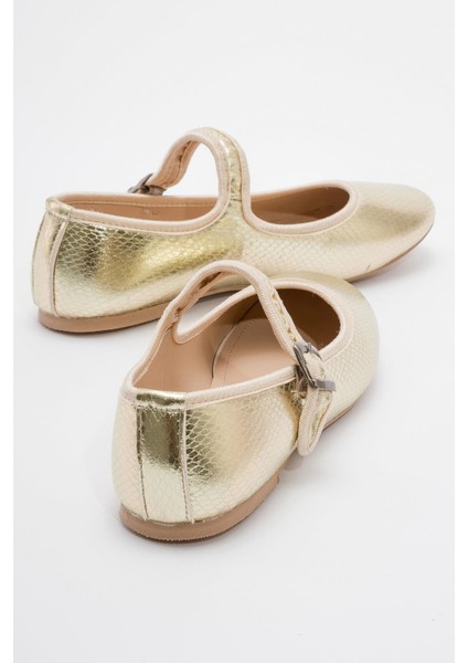 Kadın Tek Tokalı Babet Altın Yılan fırsatları