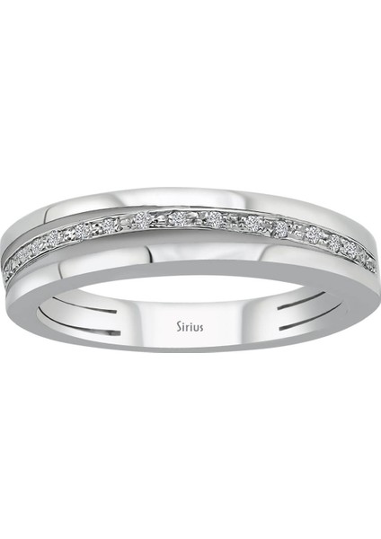 3 Sıralı Modern Pırlanta Yüzük 0404R0094