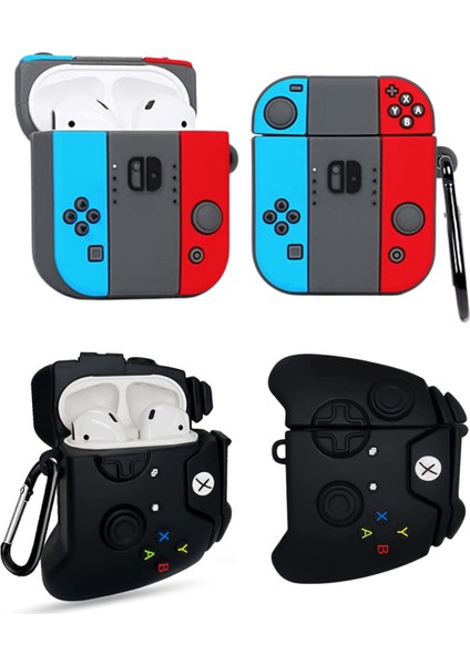 2'li Set - 1. ve 2. Nesil Uyumlu Nintendo ve Siyah Xbox Konsol Figürlü Kulaklık Kılıfı Seti fiyatları