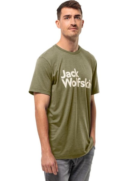 Jack Wolfskin Brand Tee Erkek T-Shirt