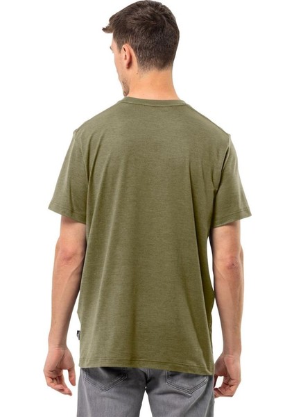 Jack Wolfskin Brand Tee Erkek T-Shirt