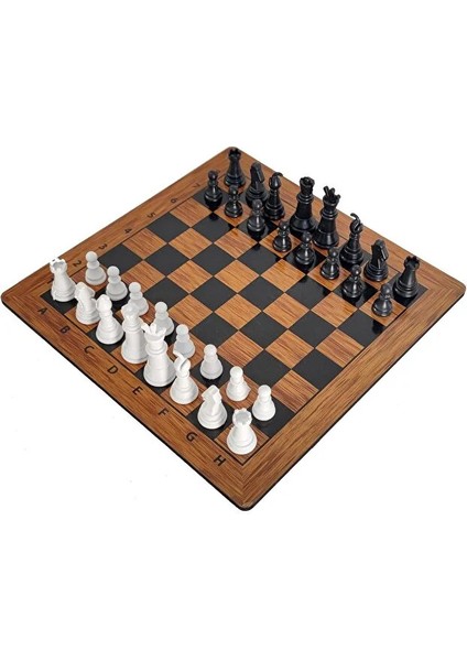 Ahşap Satranç Takımı Büyük Boy 33CMX33CM Zeka & Strateji Oyunu Yerli Üretim Hafıza Güçlendirme+Konsantrasyon+Zeka Satranç Oyunu