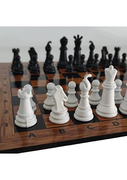 Ahşap Satranç Takımı Büyük Boy 33CMX33CM Zeka & Strateji Oyunu Yerli Üretim Hafıza Güçlendirme+Konsantrasyon+Zeka Satranç Oyunu fiyatları