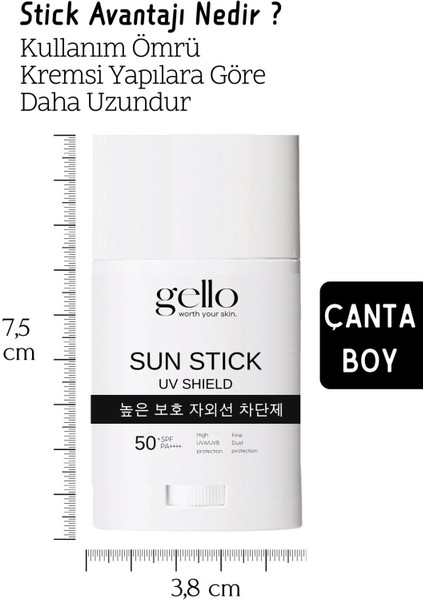 2'li Stick Güneş Kremi 50 Spf - Sun Stick Uv Shield