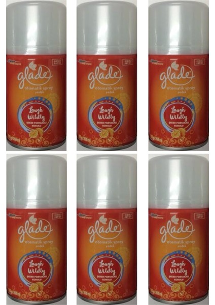 Otamatik Sprey Yedek Şeker Portakalı Kokulu 269ML 6 Adet