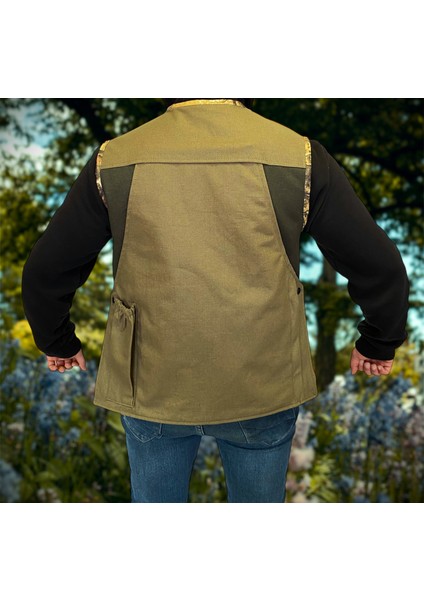 Avcı Yeleği Kalın Kumaş Haki fiyatları