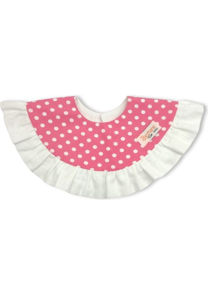 %100 Organik Pamuk Kız Çocuğu Salya Önlük + Bandana