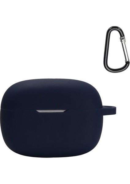 Jbl Wawe 200 Kılıf Model Uyumlu Mat Silikon Soft Kancalı Lacivert