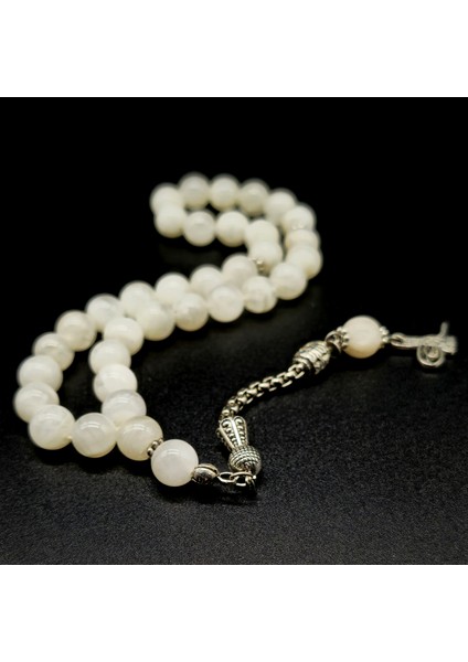 Ay Taşı Tesbih 9 mm Küre Kesim fiyatları