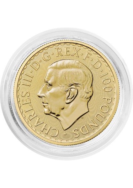 Britannia King Charles Iıı (2024) 1 Ons Altın Sikke Coin (999.9)