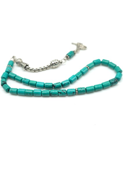 Firuze Taşı Tesbih 6x9 mm Kapsül Kesim fiyatları