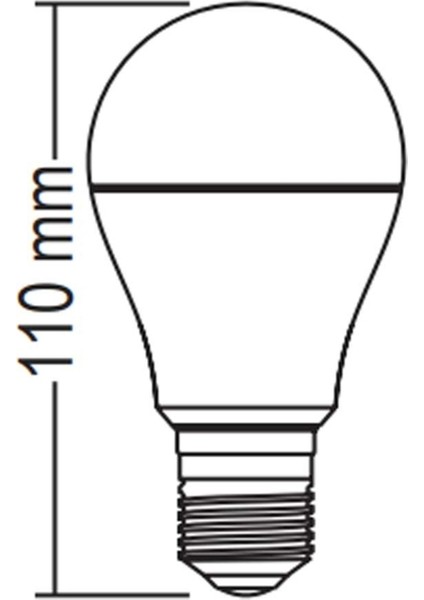 9 W Beyaz LED Ampul (12 Adet)