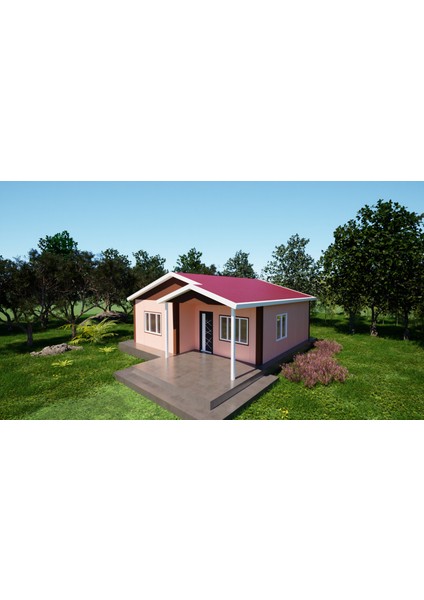 Ballife Prefabrik 61 M2 Standart Prefabrik Konut fiyatları