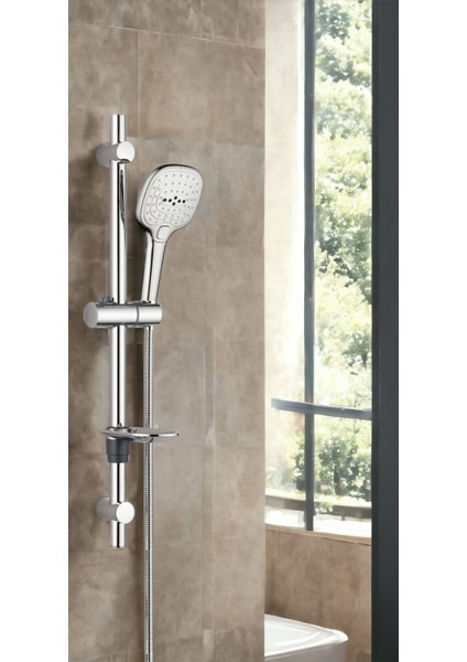 Ayvacık Oval Borulu Hareketli Sürgülü Duş Seti Üst Takımı
