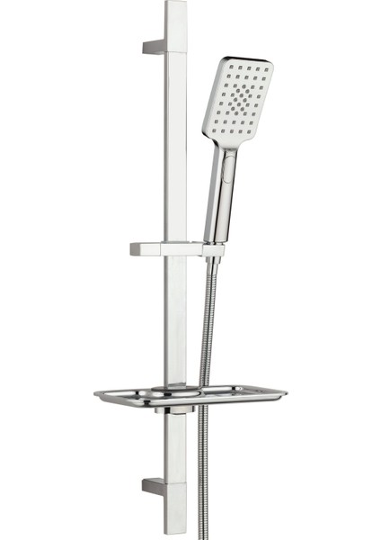 Belen Kare Borulu Hareketli Sürgülü Duş Seti Üst Takımı fiyatları