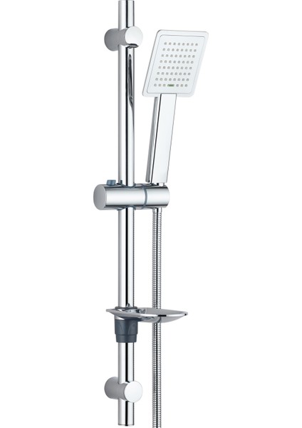 Çam Oval Borulu Hareketli Sürgülü Duş Seti Üst Takımı