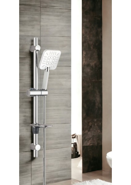 Çamlıca Oval Borulu Hareketli Sürgülü Duş Seti Üst Takımı