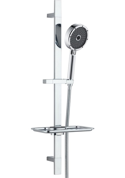 Kağan Kare Borulu Hareketli Sürgülü Duş Seti Üst Takımı fiyatları