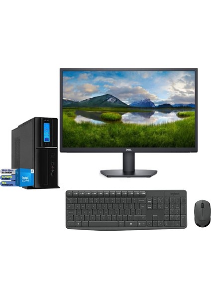 Flex Pro 450X Intel Core I5 14400 96GB Ddr5 4tb SSD GT1030 Freedos Sff Slim 23.8 Fhd Monitör Masaüstü Bilgisayar ZET450X9565030