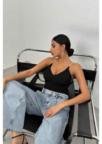 Taş Askılı Triko Bluz modelleri