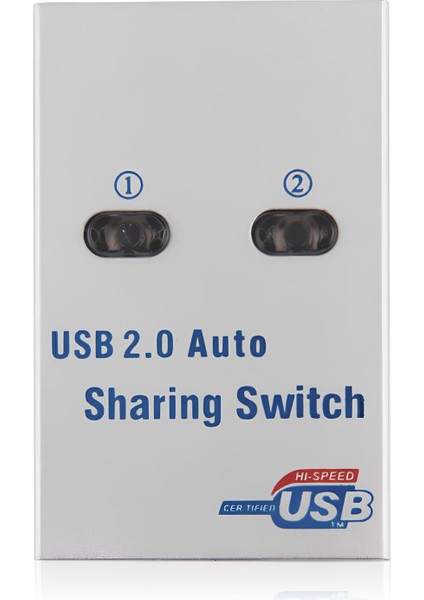 USB 2.0 Yazıcı Için Anahtarlı 2 Port Sharing Switch
