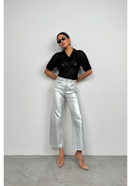 Polo Yaka Transparan T-Shirt