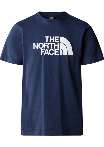 The North Face M S/s Easy Tee Erkek Lacivert Tshirt NF0A87N58K21