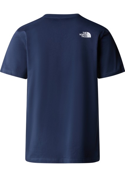 The North Face M S/s Easy Tee Erkek Lacivert Tshirt NF0A87N58K21