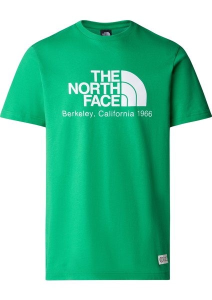 M Berkeley Calıfornıa S/s Tee- In Scrap Erkek Yeşil Tshirt NF0A87U5PO81