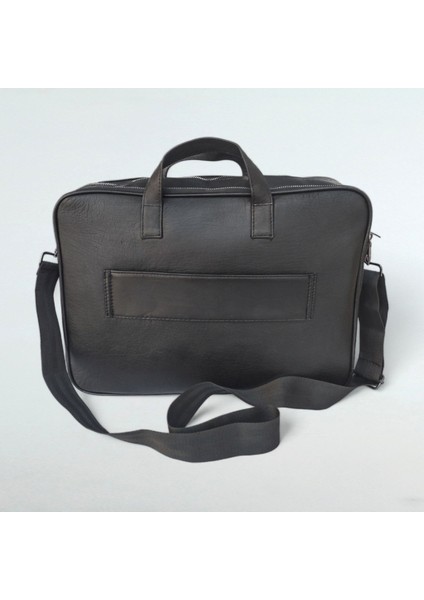 Deri Çift Bölmeli Evrak Portföy Laptop Çantası LD479