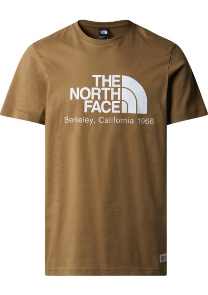 M Berkeley Calıfornıa S/s Tee- In Scrap Erkek Kahverengi Tshirt NF0A87U51731