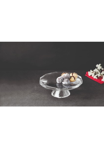 Pasabahce Crystallin El Imalatı Torte Ayaklı Servis Tabağı - 28099