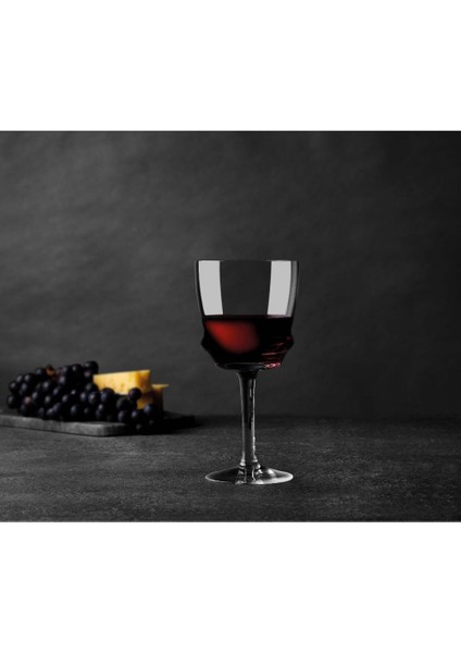 Crystallin El Imalatı Flokı 2'li Ayaklı Bardak - 490 cc - 32303