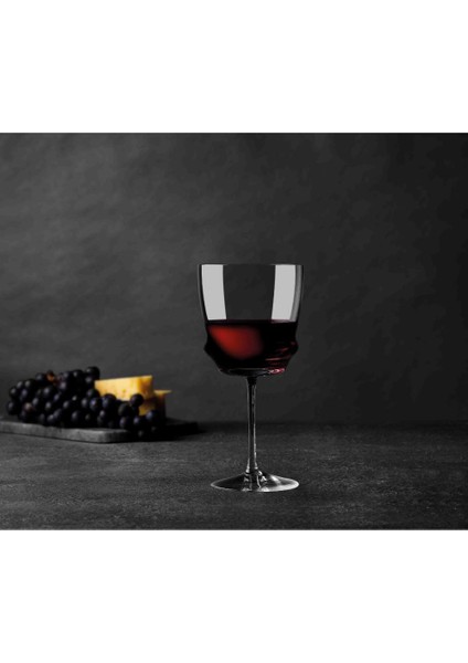 Crystallin El Imalatı Flokı 2'li Ayaklı Bardak - 490 cc - 32303