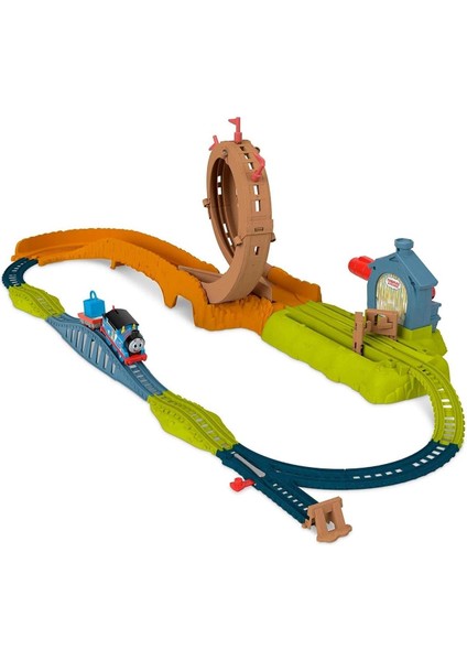 Fisher Price Thomas ve Arkadaşları Çemberde Dönüş Eğlencesi Oyun Seti Mega Boy HJL20