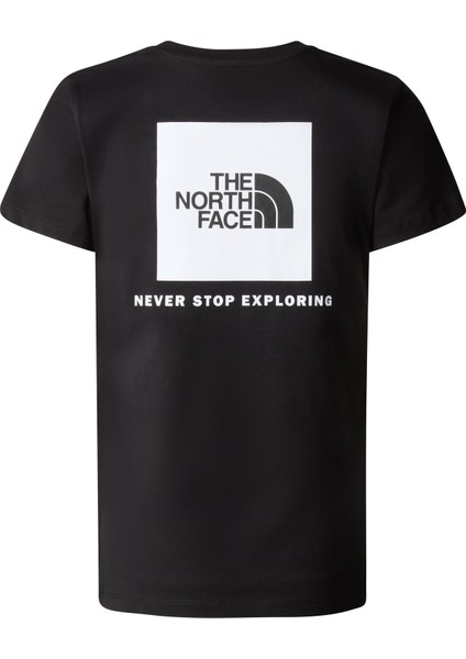 W S/s Box Nse Slım Tee Kadın Siyah Tshirt NF0A87NMJK31 fiyatları