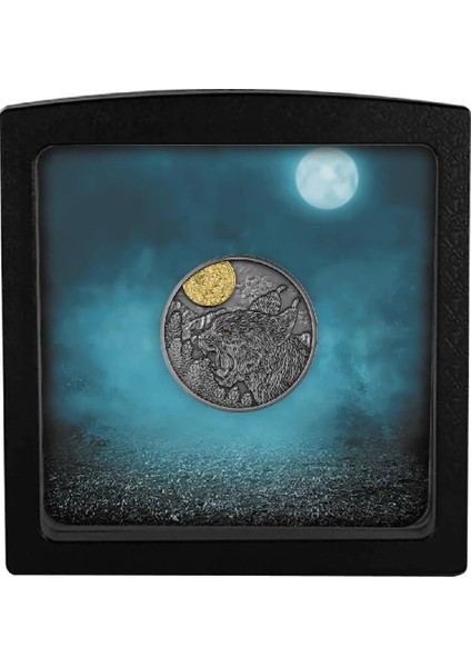 Lynx Night Hunters 2023 17.5 Gram Gümüş Sikke Coin (999)