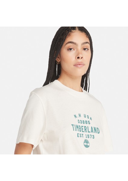 Front Graphic Short Sleeve Tee Erkek Beyaz Tshirt TB0A5UF7CM91 fırsatları