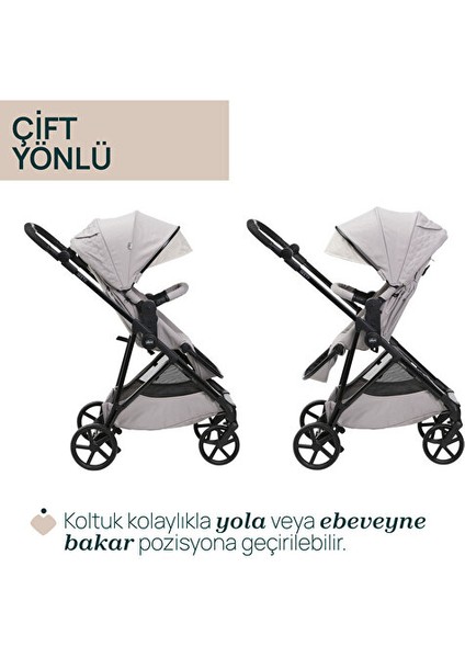 Seety Bebek Arabası  Florence Beıge