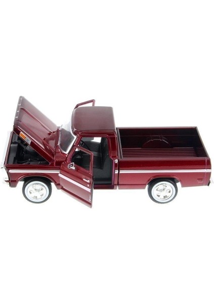 Motor Max Motormax 1969 Ford F-100 Pickup 1/24 Ölçek Bordo Model Araba modelleri