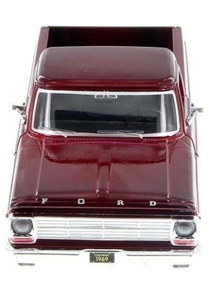 Motor Max Motormax 1969 Ford F-100 Pickup 1/24 Ölçek Bordo Model Araba fırsatları