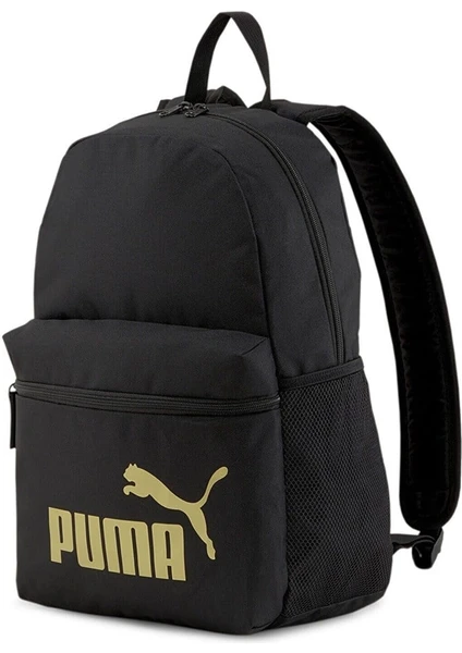 Puma Phase Backpack Puma Black-Golden Lo Siyah Unisex Çanta 07548749