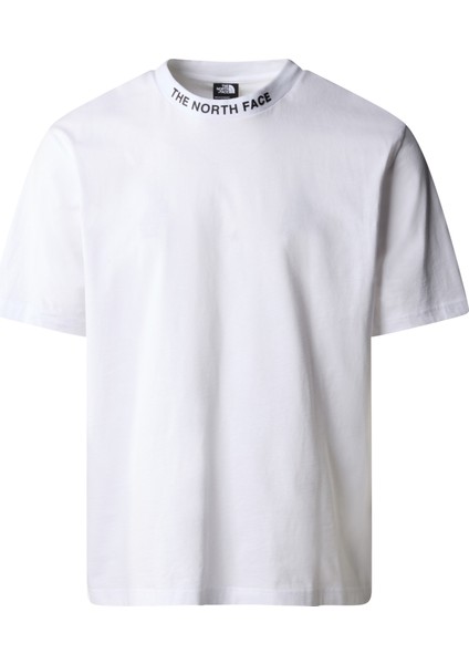 M S/s Zumu Relaxed Tee Erkek Beyaz Tshirt NF0A87DDFN41