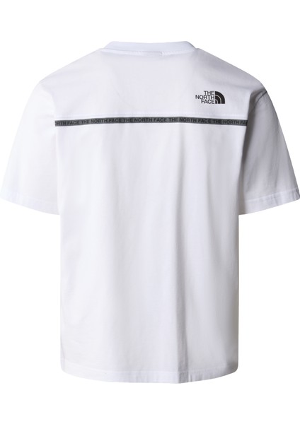 M S/s Zumu Relaxed Tee Erkek Beyaz Tshirt NF0A87DDFN41 fiyatları