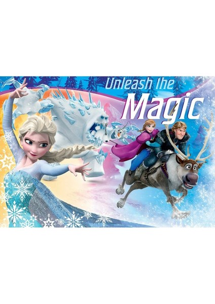 FRZ709 Frozen 50 Parça Çocuk Puzzle -Ks Puzzle -Reilatoys